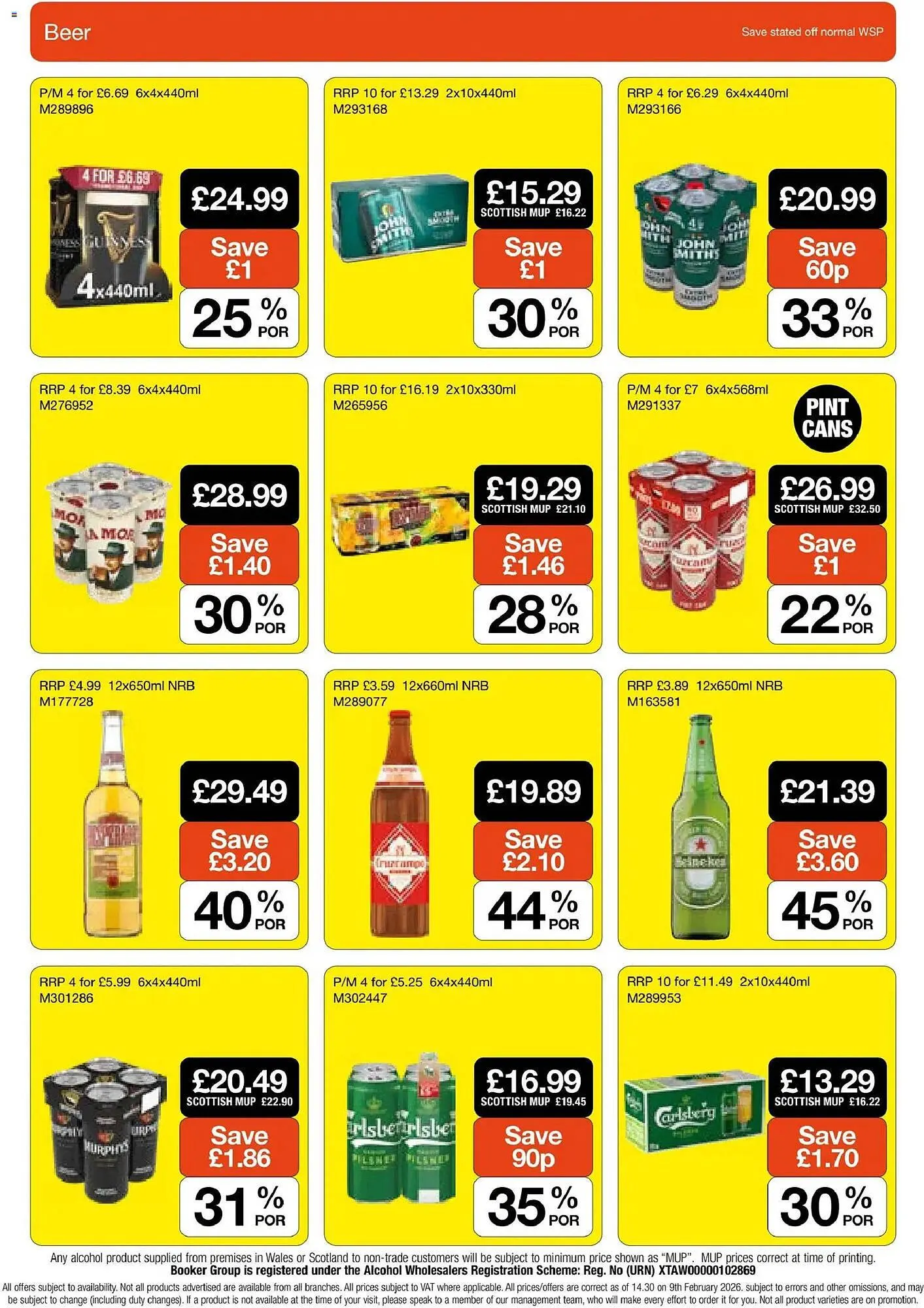 Booker Wholesale brochure from 4 March to 24 March 2026 - Catalogue Page 16