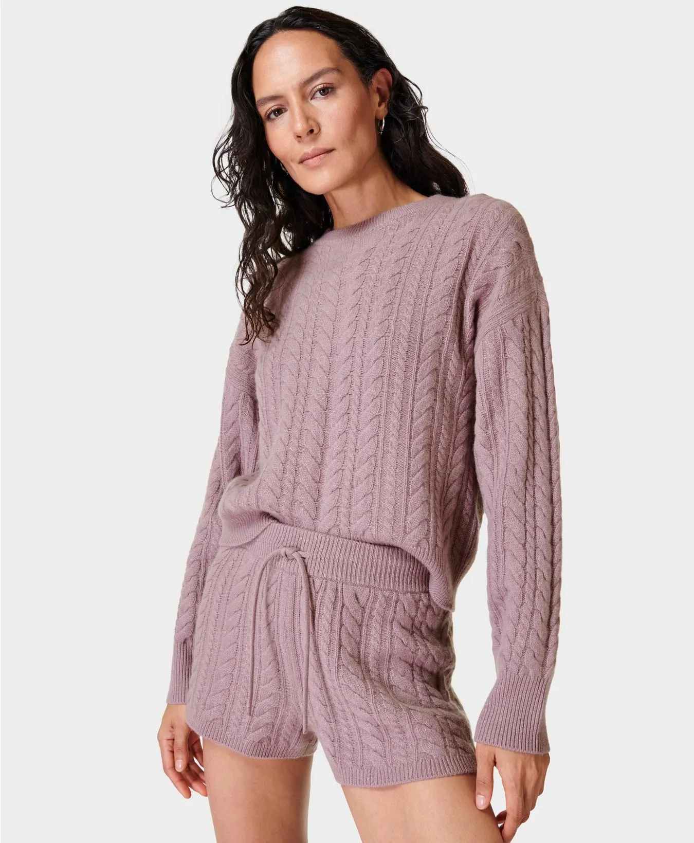 Cable Cashmere Blend Shorts