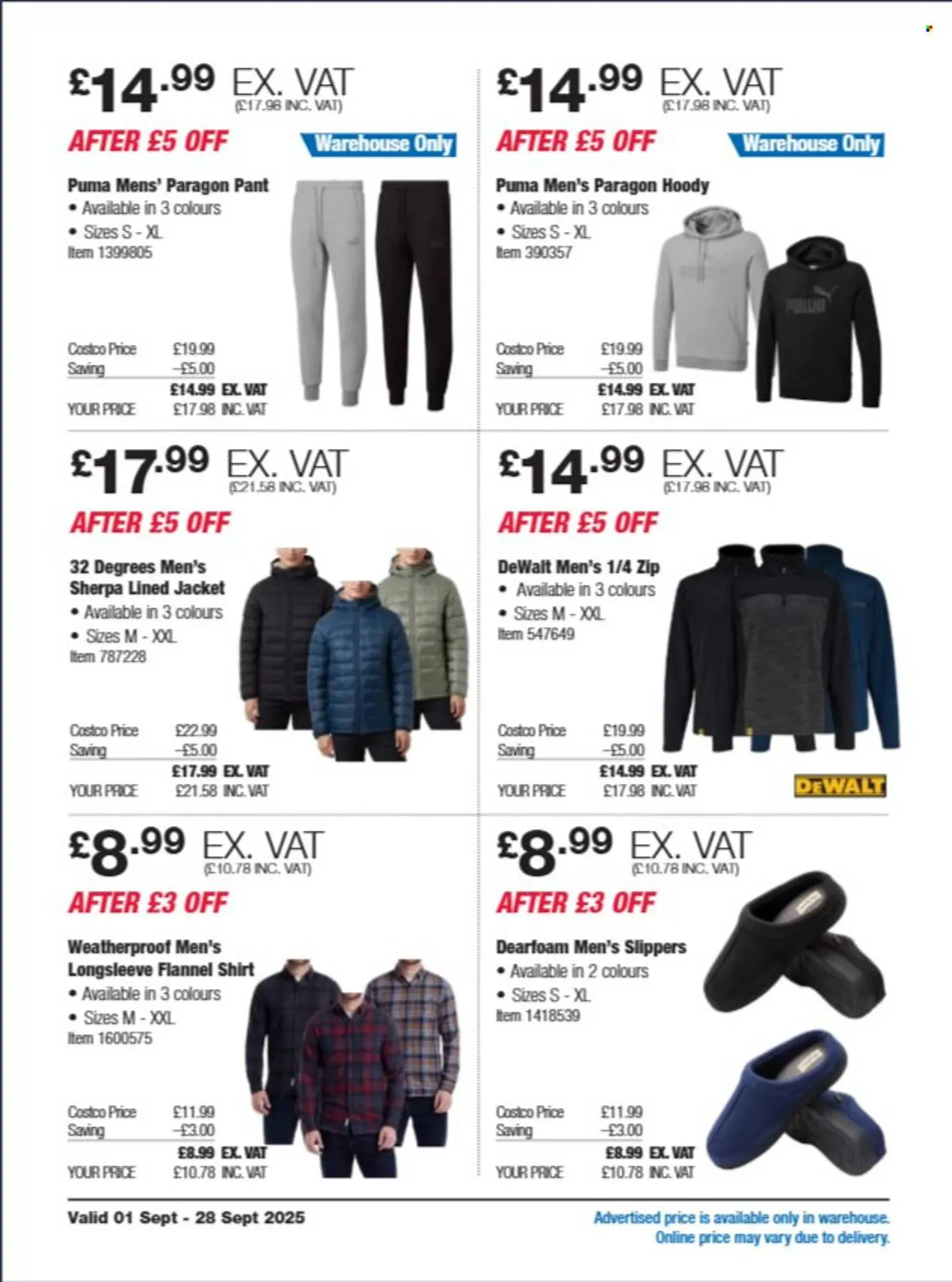 Costco leaflet from 1 September to 28 September 2025 - Catalogue Page 12