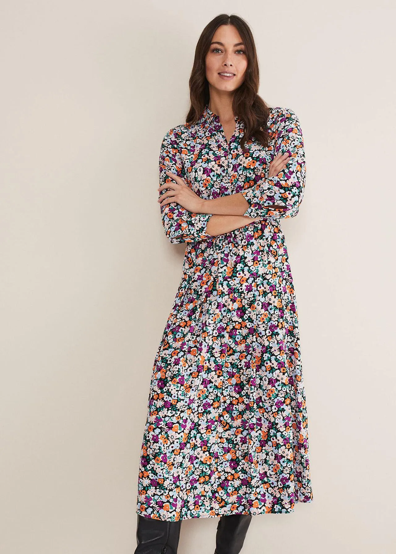 Tana Floral Midaxi Dress