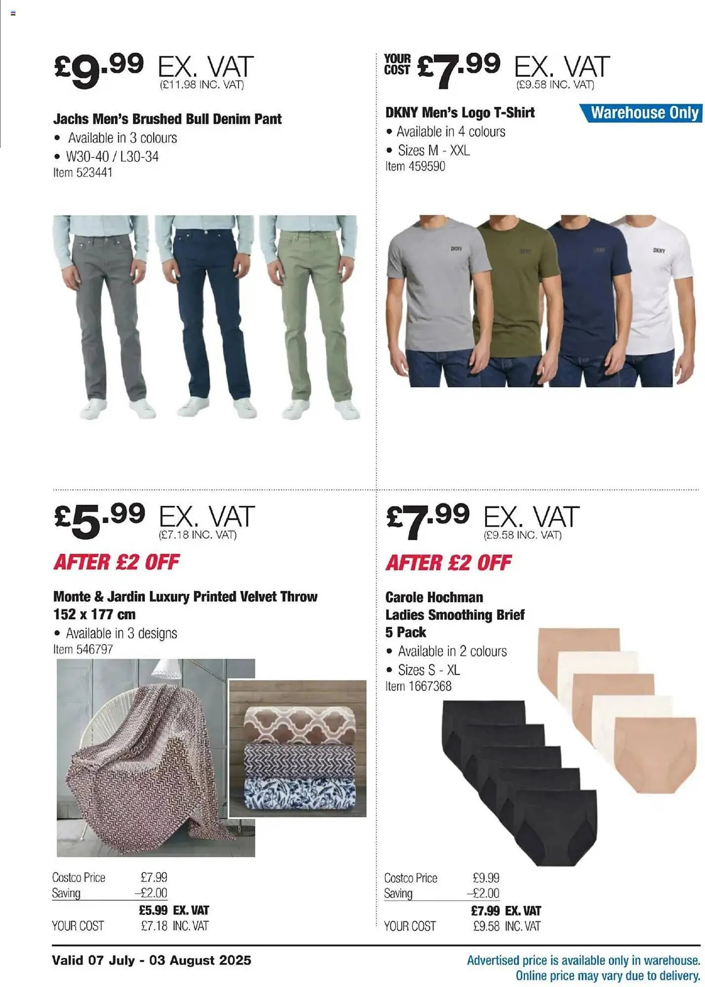 Costco leaflet from 7 July to 3 August 2025 - Catalogue Page 9