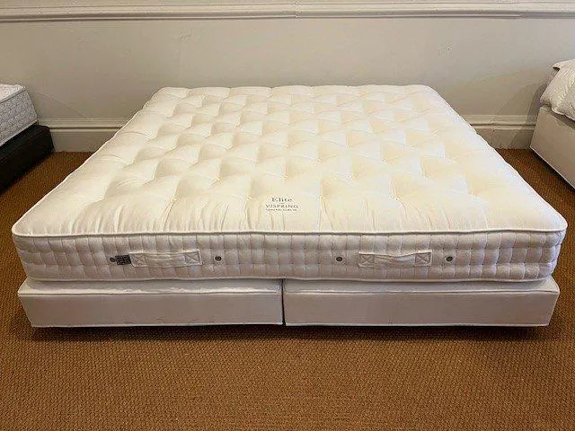 Vispring Elite Mattress & Prestige Shallow divan - Emperor - Ex Display.