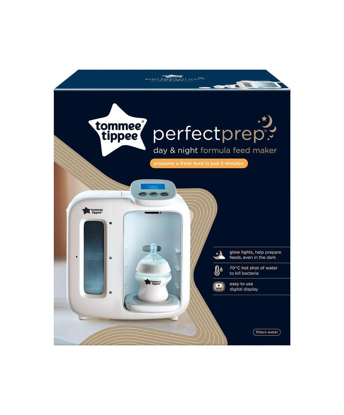 Tommee Tippee Perfect Prep Day & Night Bottle Maker Machine - White