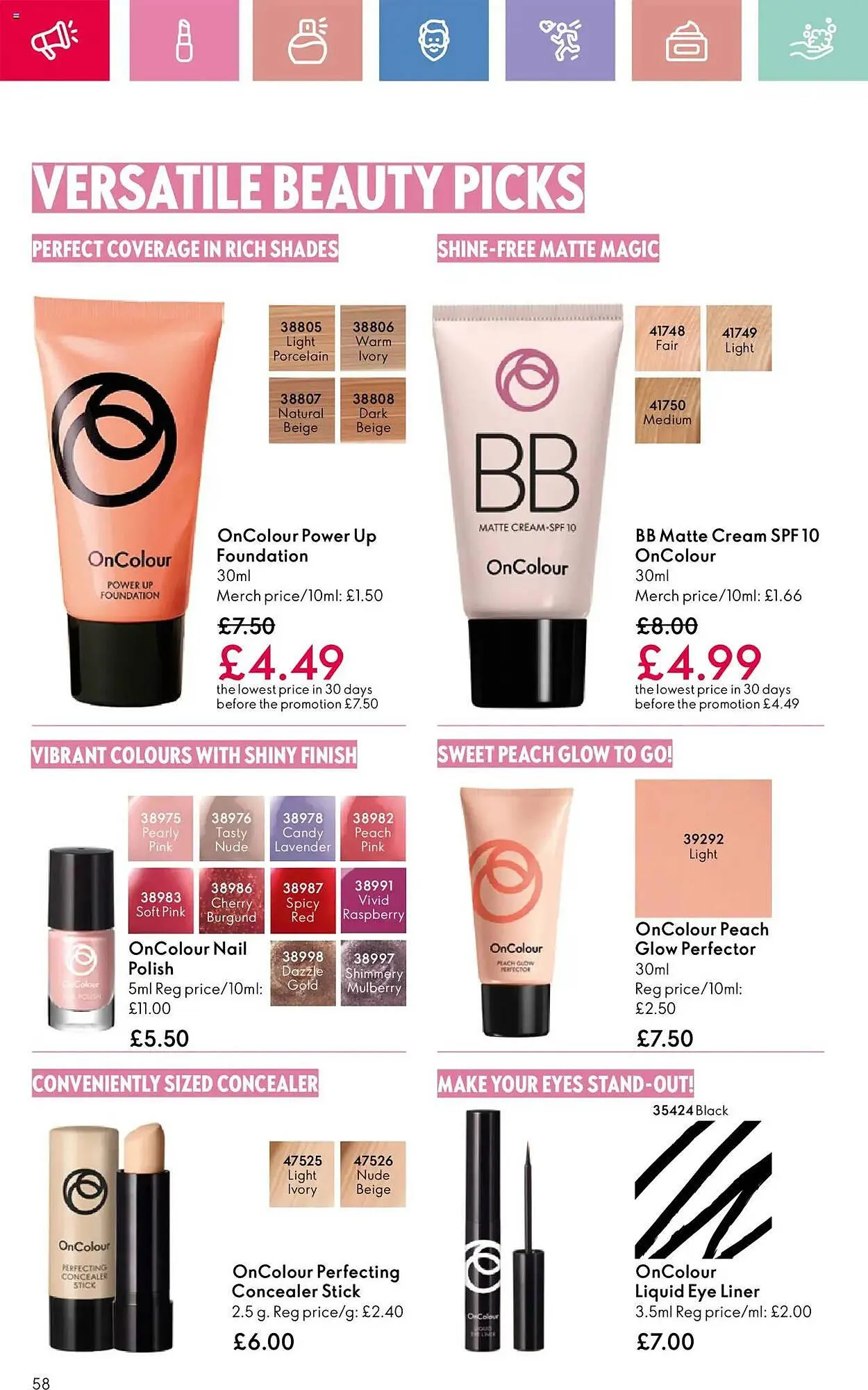Oriflame leaflet from 17 April to 7 May 2025 - Catalogue Page 58
