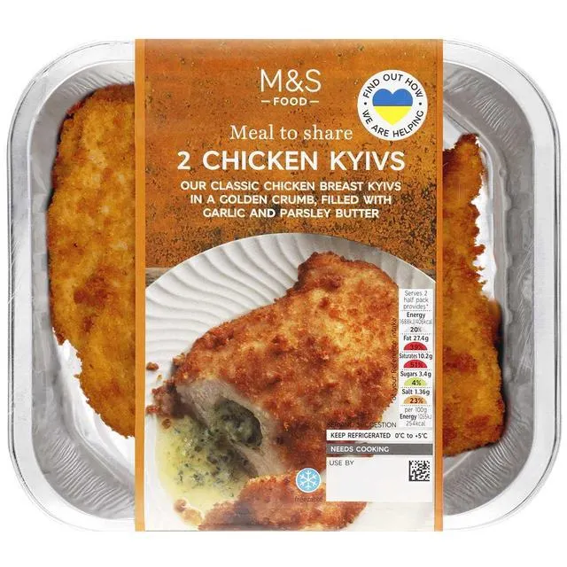 M&S 2 Chicken Kyivs 320g