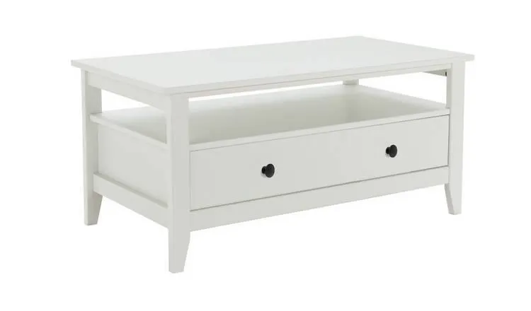 Habitat Minato 1 Drawer Coffee Table - White
