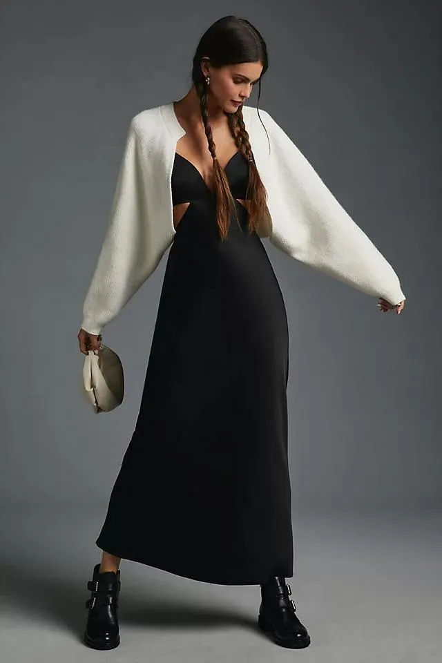 By Anthropologie Drape-Sleeve Shrug