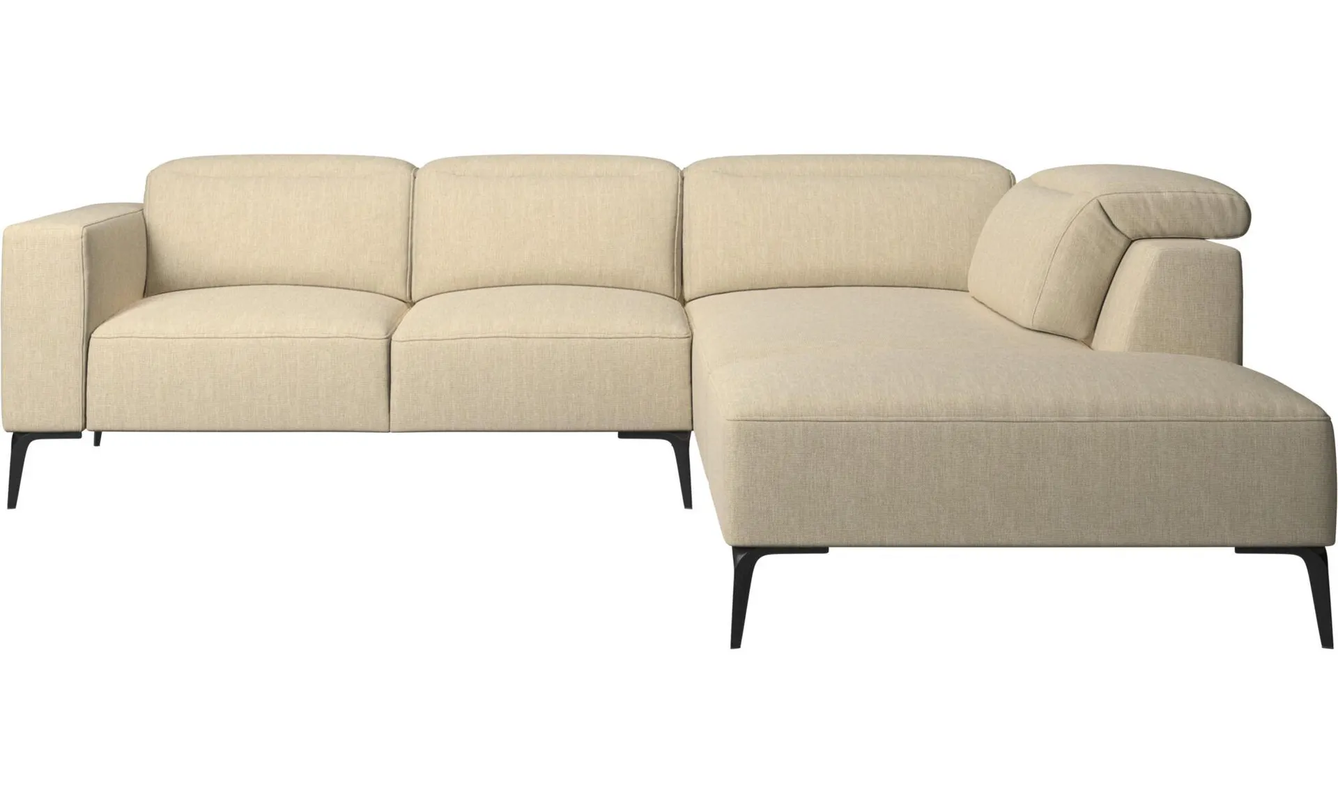 Zürich corner sofa with lounging unit