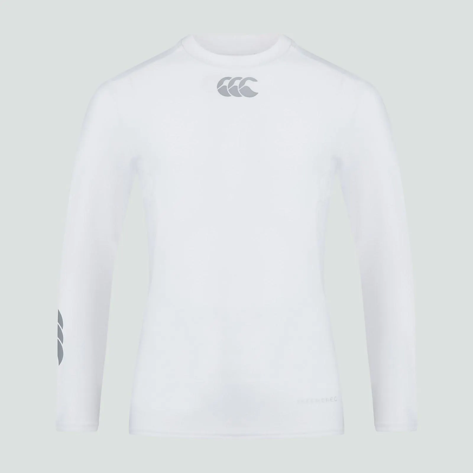 JUNIOR UNISEX THERMOREG LONG SLEEVED TOP WHITE