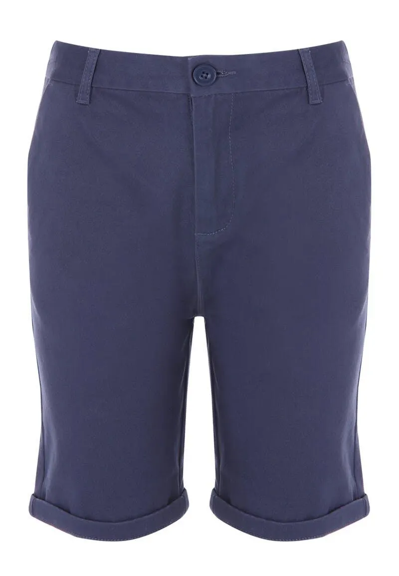 Older Boys Navy Chino Shorts