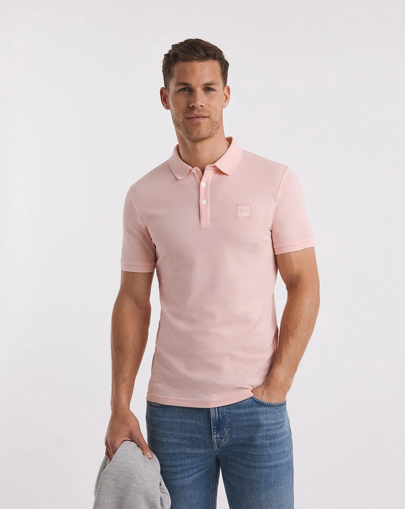 BOSS Light Pink Polo