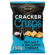 Jacob's Cracker Crisps Salt & Balsamic Sharing Bag Snacks