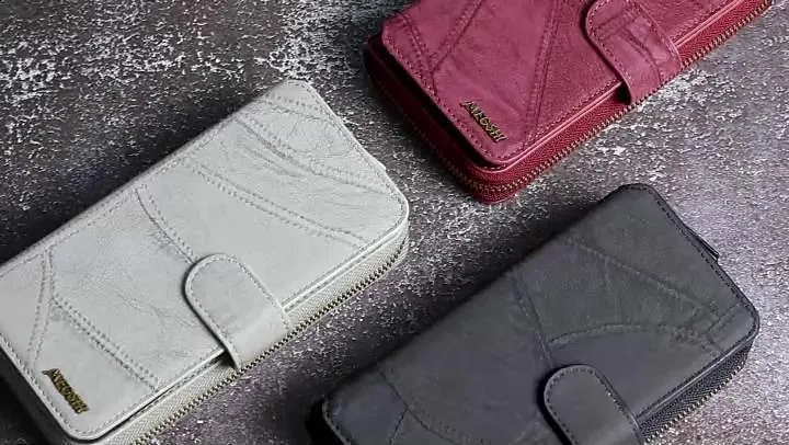 Phone Case For Samsung Galaxy Wallet Case A73 A53 A33 S22 Ultra Plus S21 FE S20 A72 A52 A42 Note 20 Ultra 10 Plus Zipper Full Body Protective with Phone Strap Solid Colored PC PU Leather