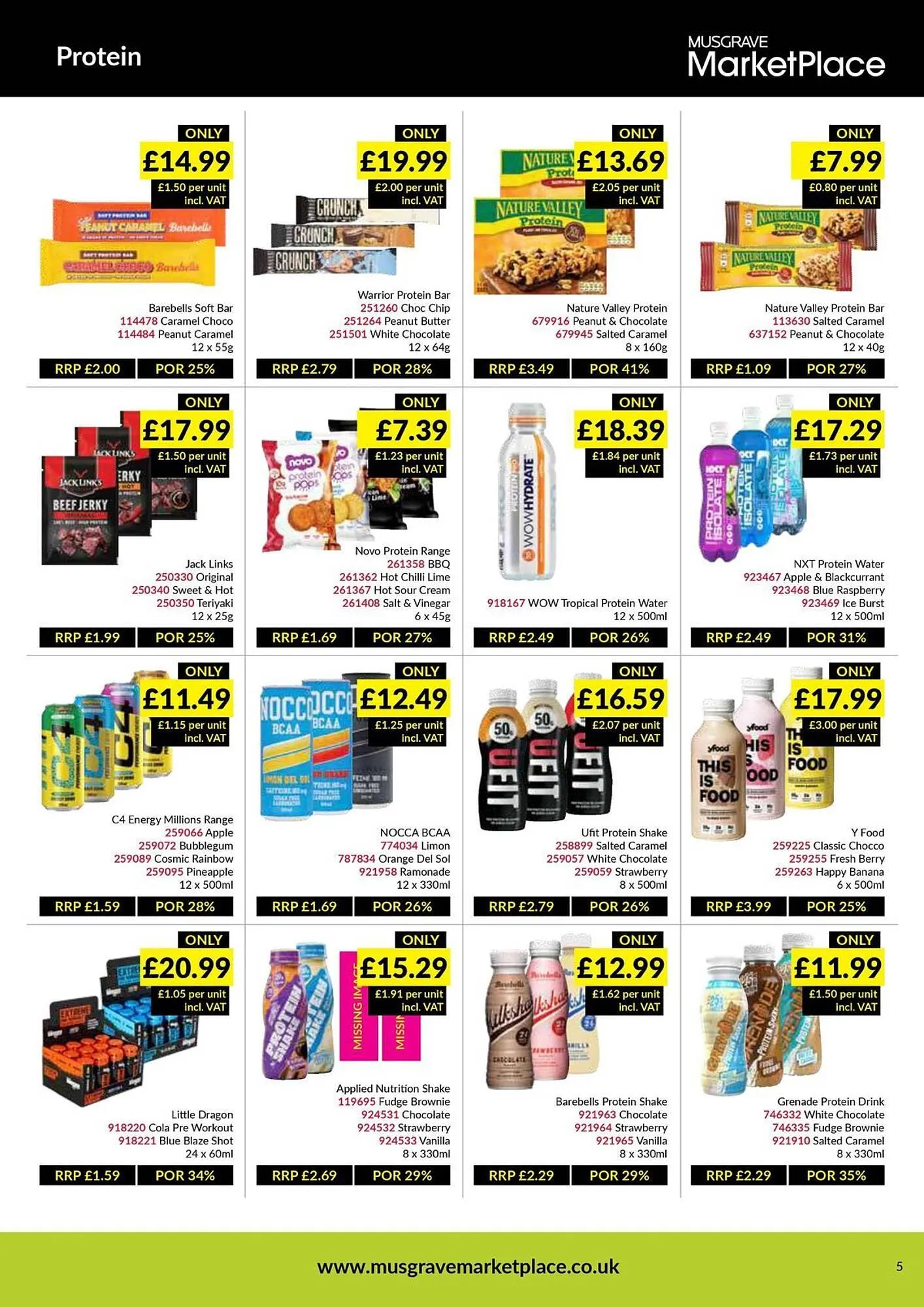 Musgrave MarketPlace leaflet from 5 January to 25 January 2026 - Catalogue Page 5