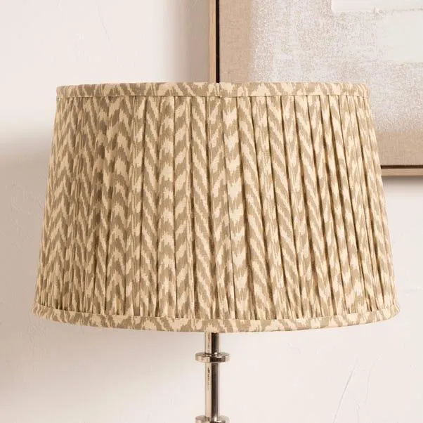 Vienna Chevron Mushroom Pleat Lamp Shade
