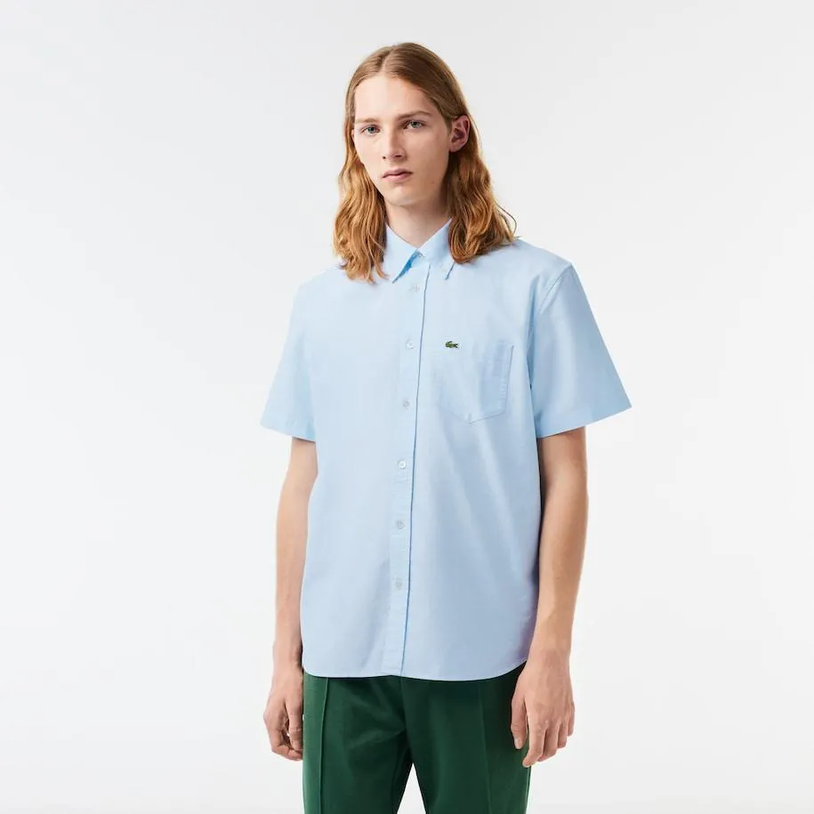 Regular Fit Short Sleeved Oxford Shirt