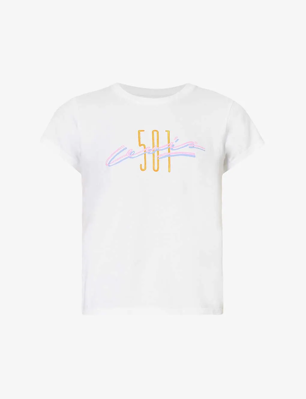 Graphic Authentic logo-print cotton-jersey T-shirt