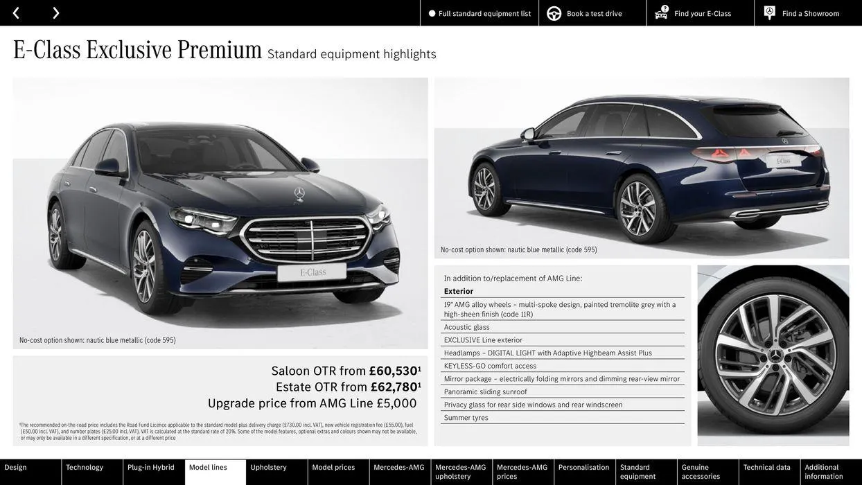 Mercedes Benz New E-Class Saloon from 31 August to 31 August 2025 - Catalogue Page 30