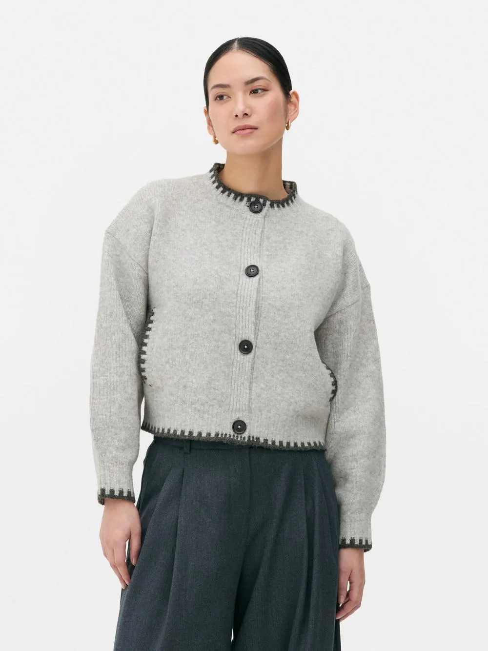 Knit Button Cardigan