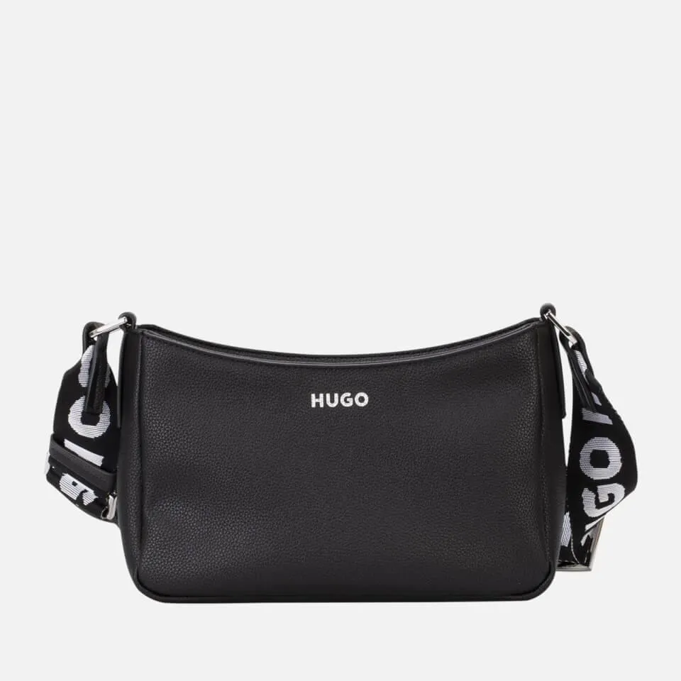 HUGO Bel Small Hobo Faux Leather Bag
