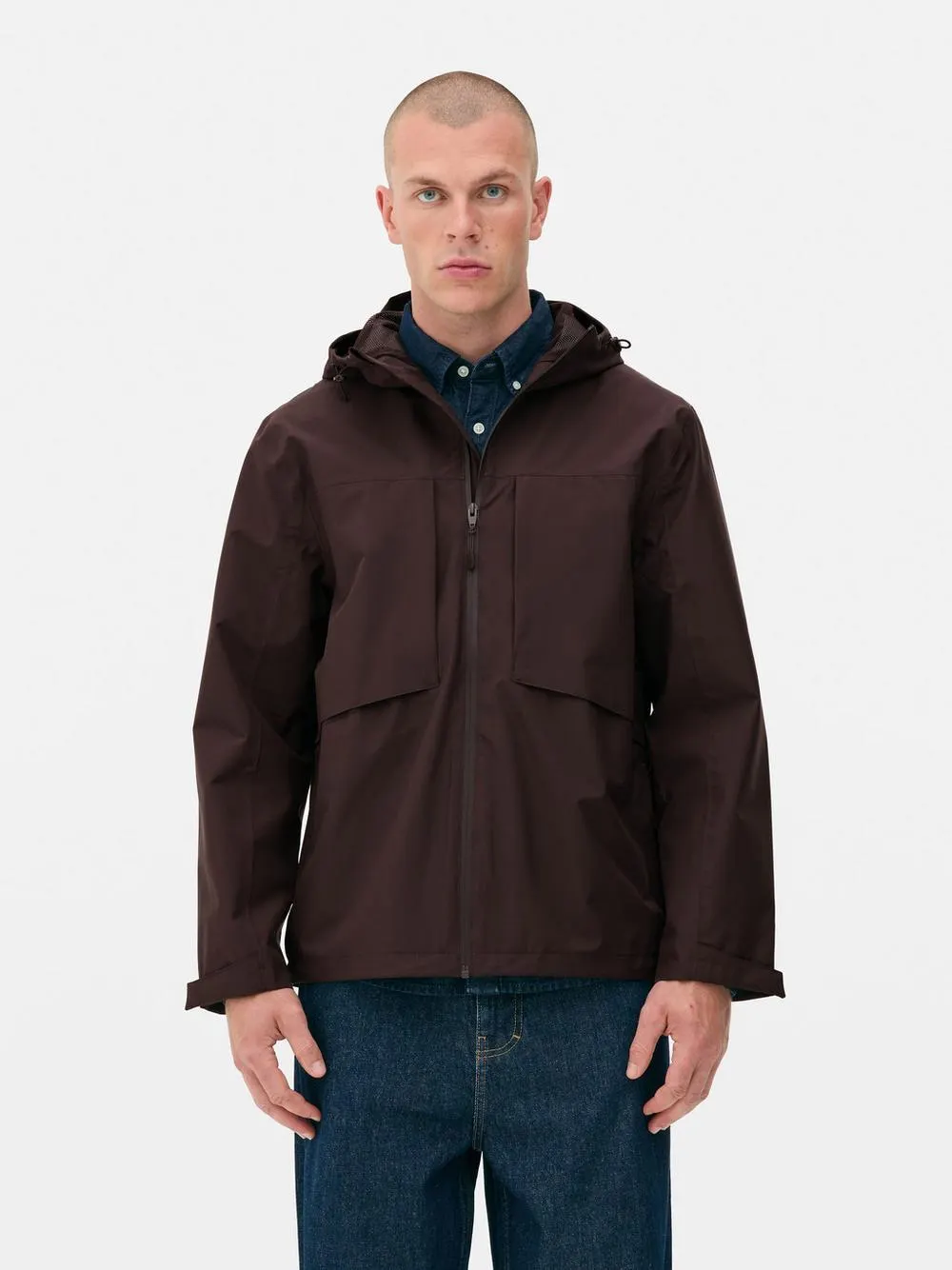 Zip-Up Waterproof Raincoat