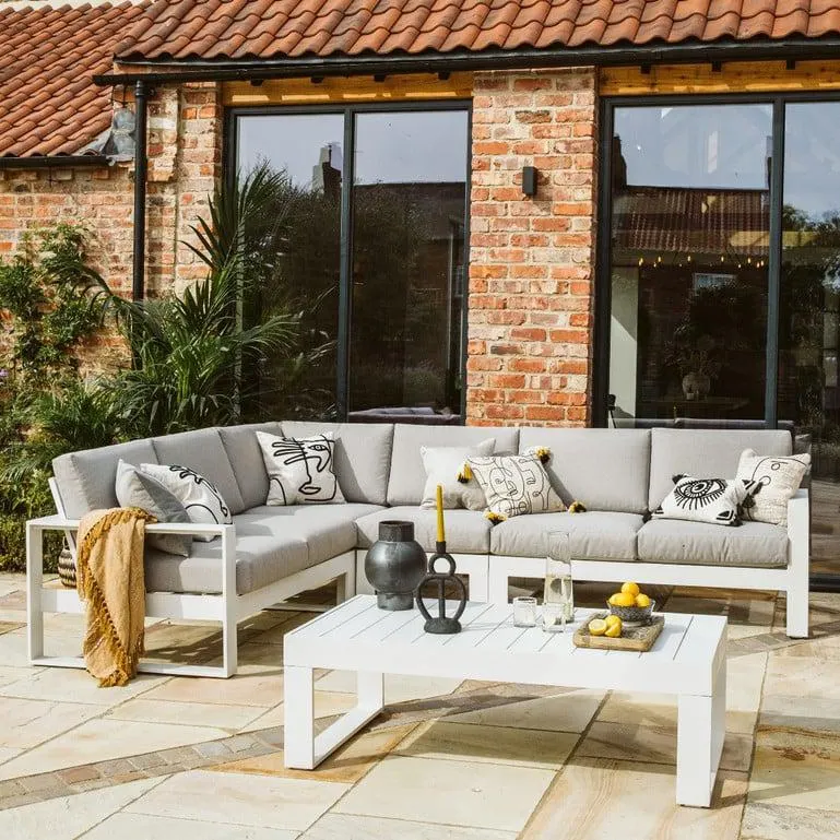 Corner Garden Sofa Set