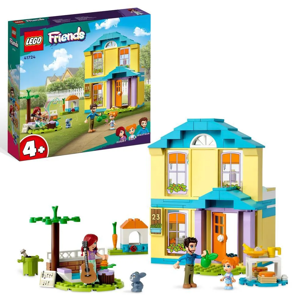 LEGO® 41724 Friends Paisley's House 4+ Set With Mini-Dolls