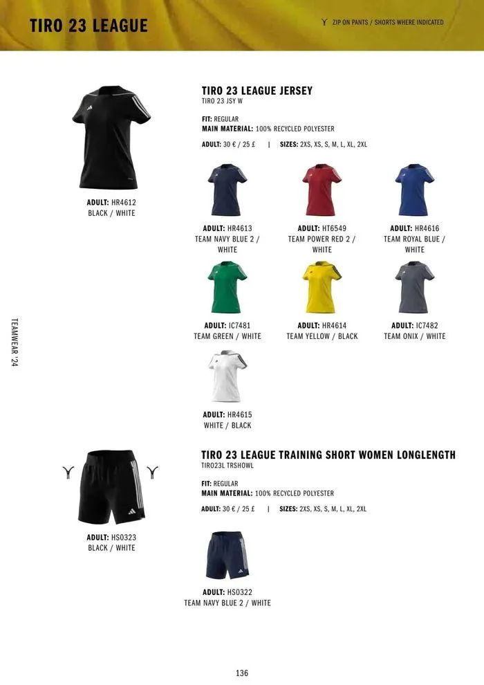 Adidas Teamwear 2024 from 11 March to 31 December 2024 - Catalogue Page 136