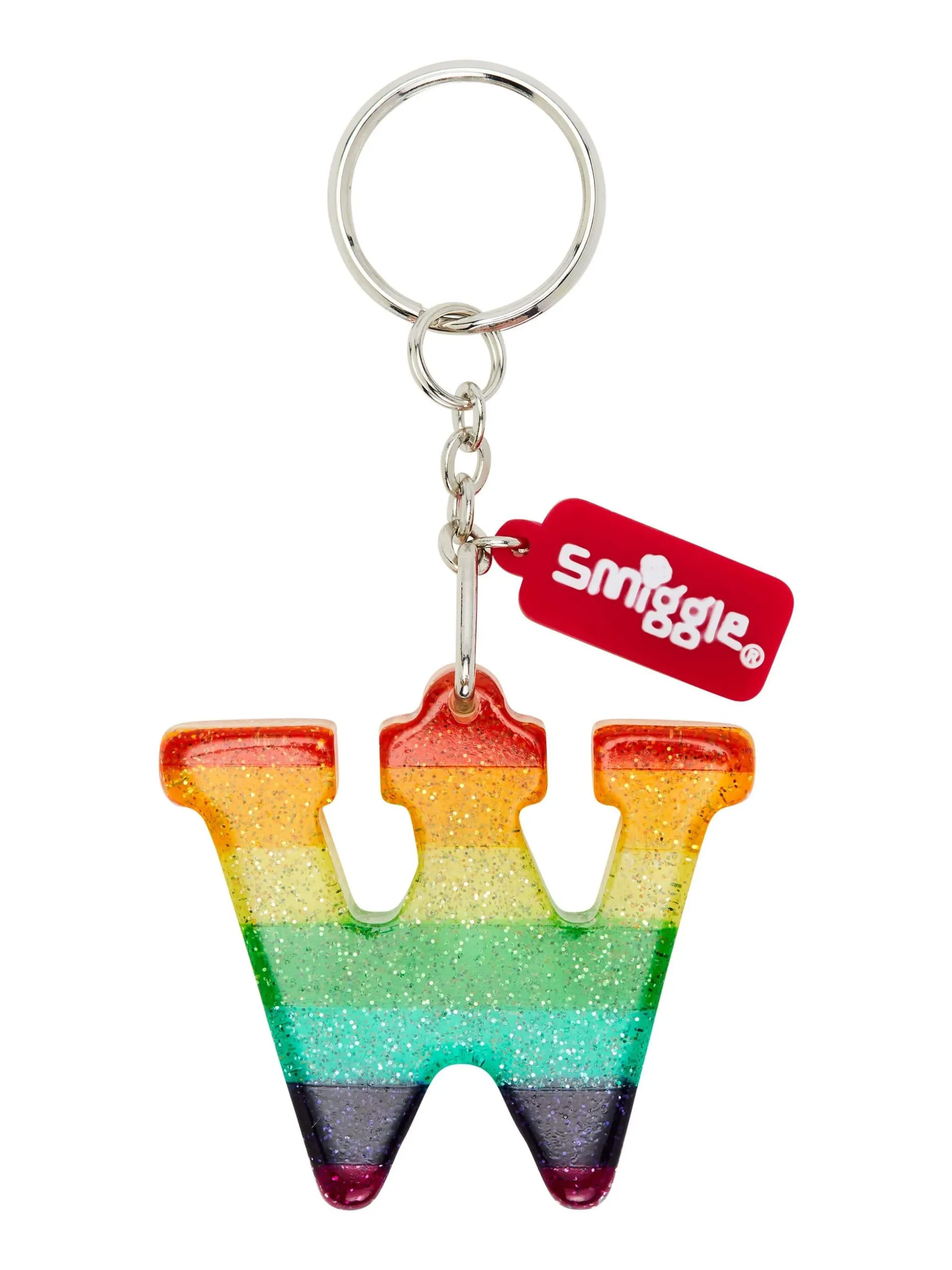 Rainbow Alphabet Keyring