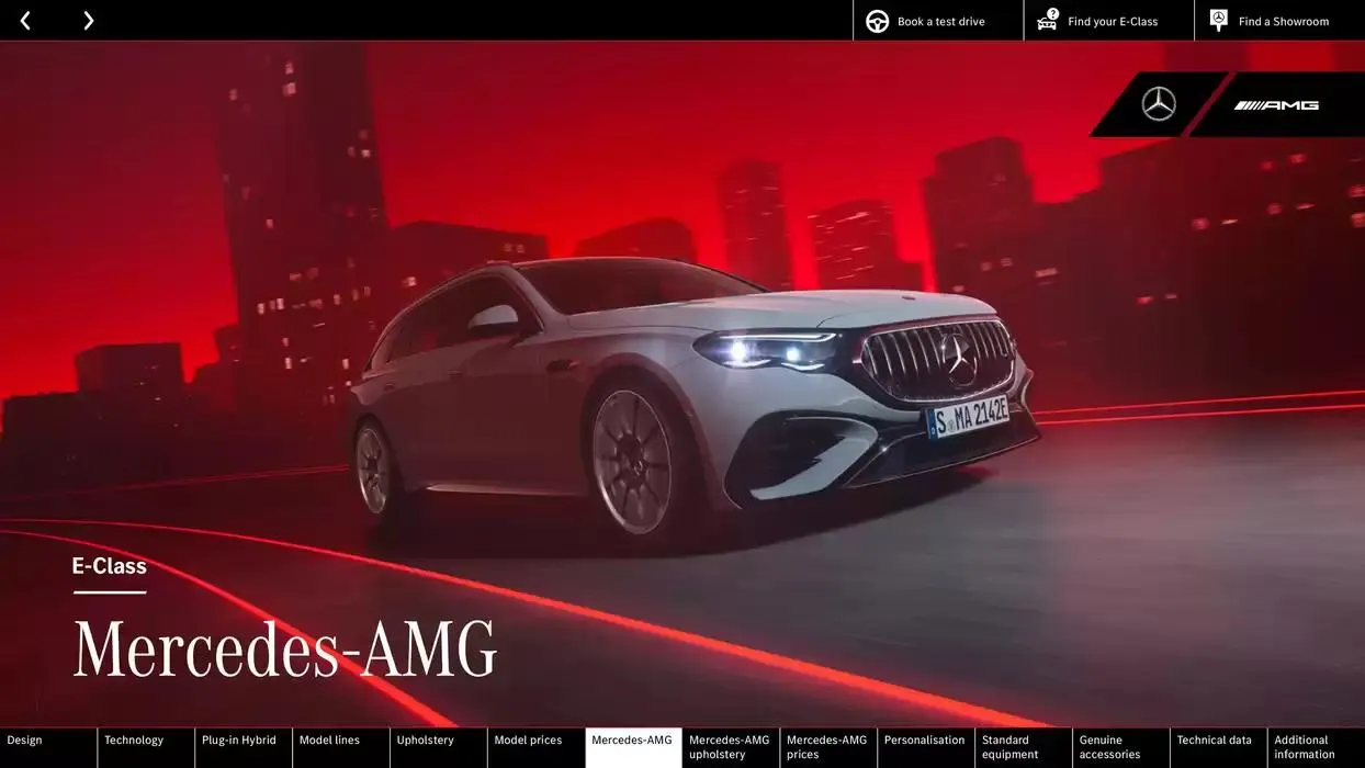 Mercedes Benz New E-Class Saloon from 17 October to 17 October 2025 - Catalogue Page 44