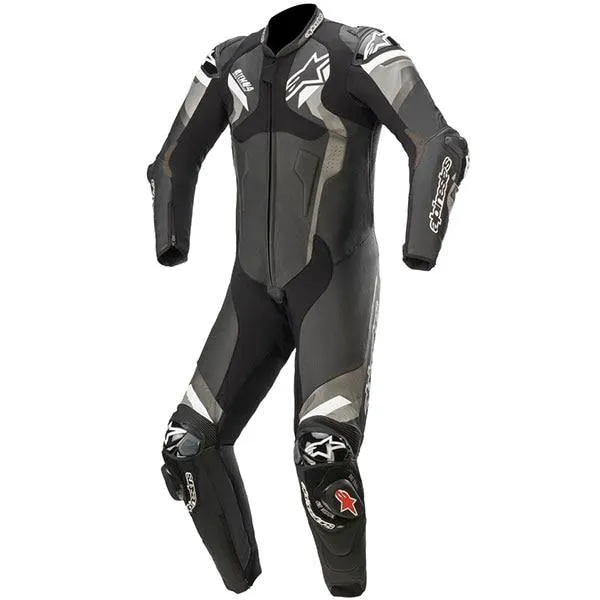 Alpinestars Atem V4 One Piece Leather Suit - Black / Grey / White