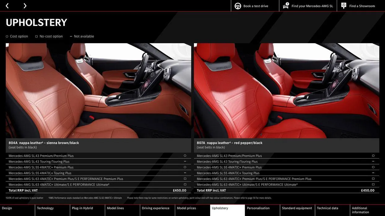 Mercedes-AMG SL from 24 August to 24 August 2025 - Catalogue Page 46