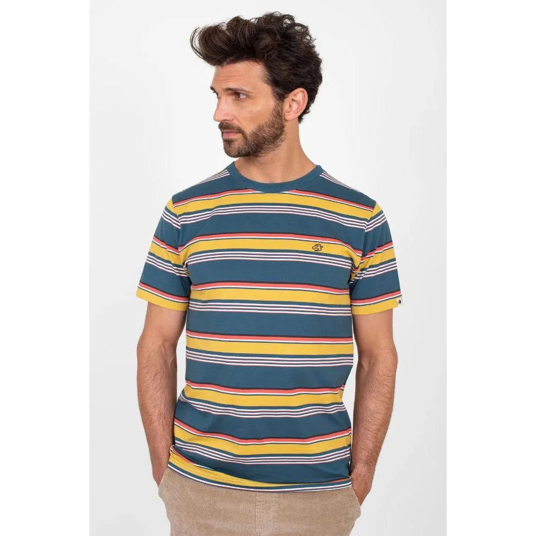 Brakeburn Stripe Tee - Blue