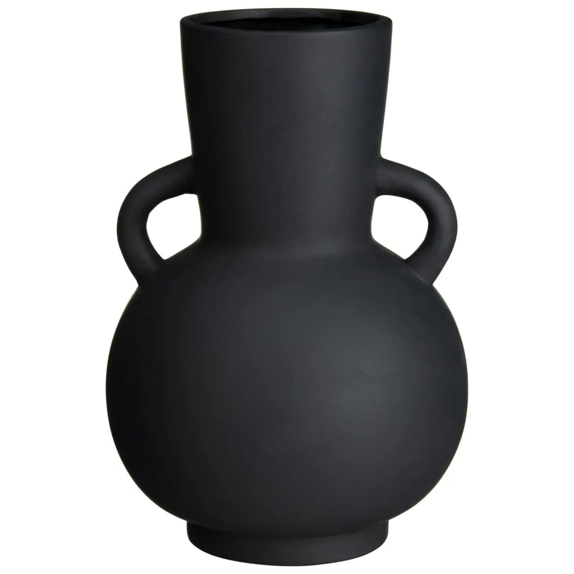 Karina Bailey Black Vase with Handles