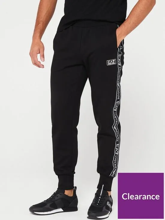 Side Tape Jogger - Black/White