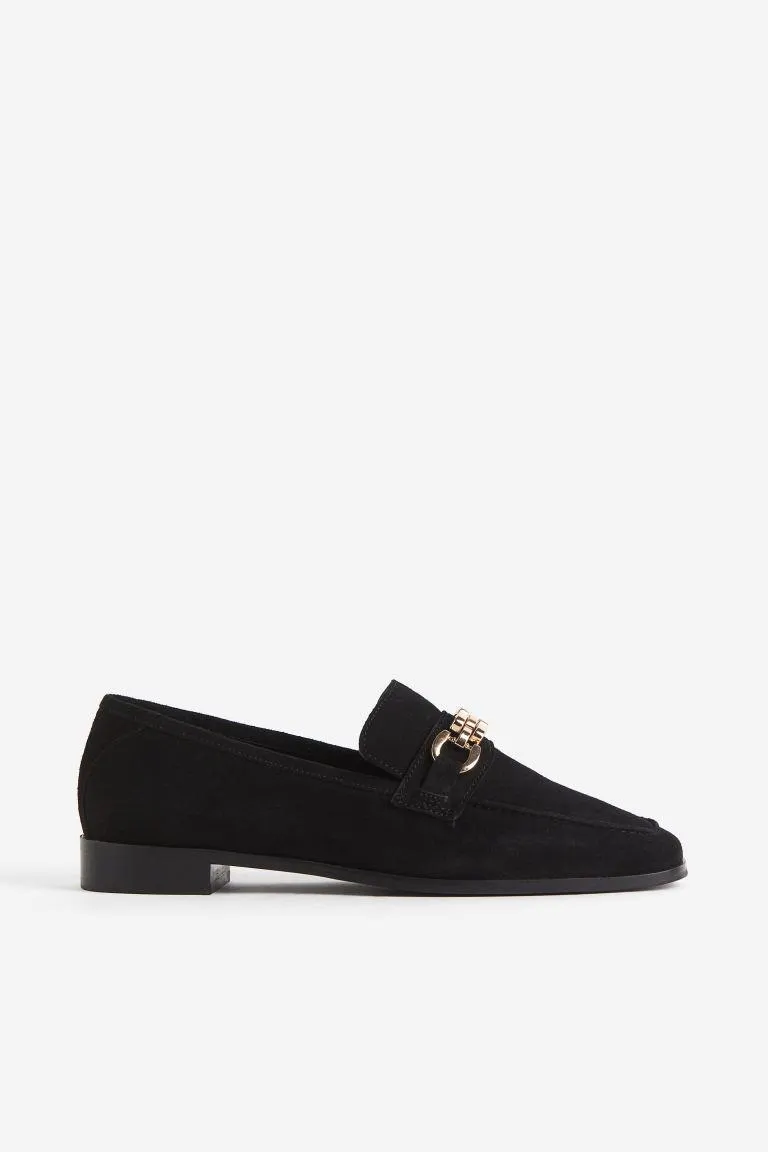Suede loafers