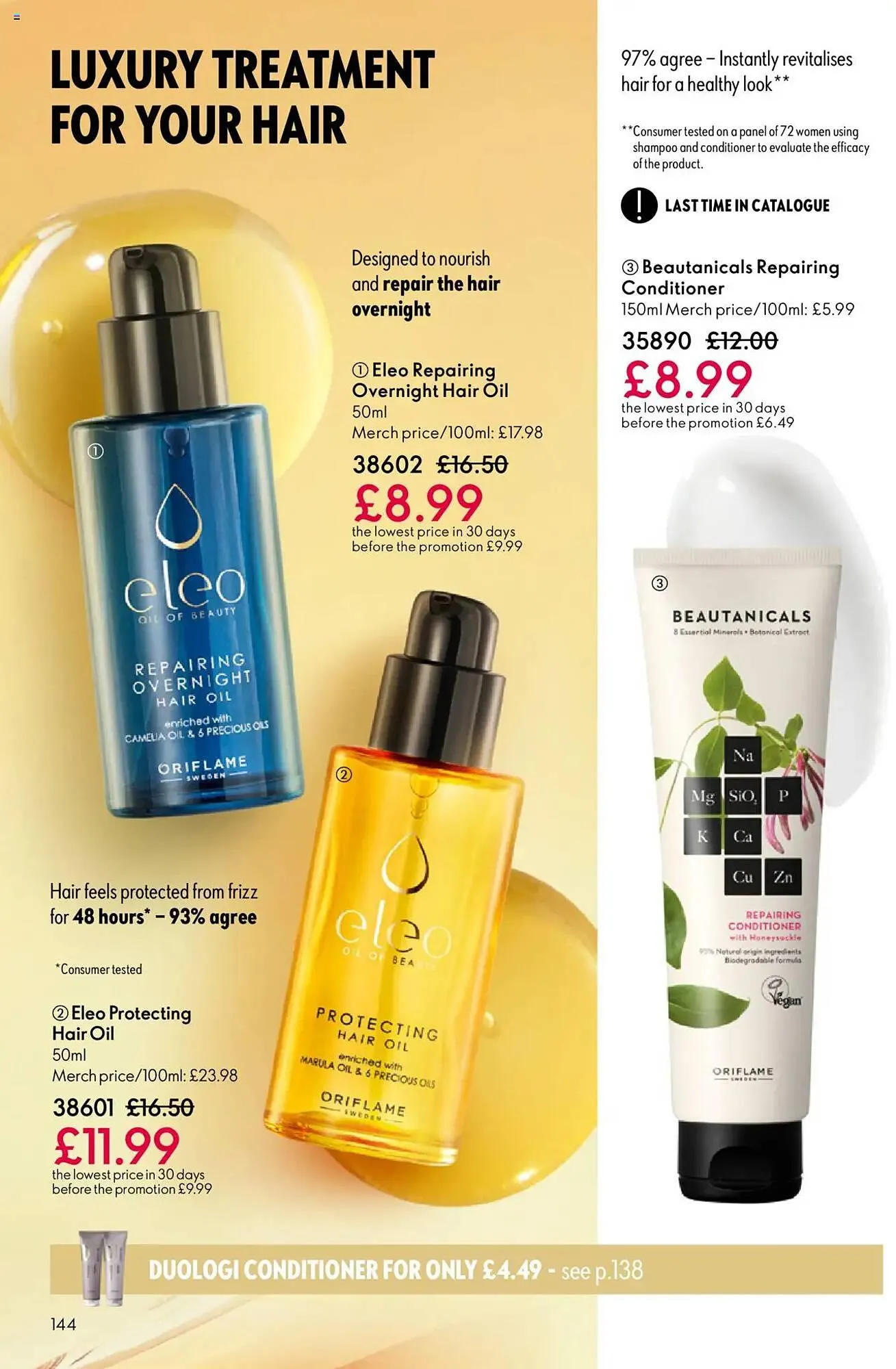 Oriflame catalogue from 12 November to 3 December 2025 - Catalogue Page 144