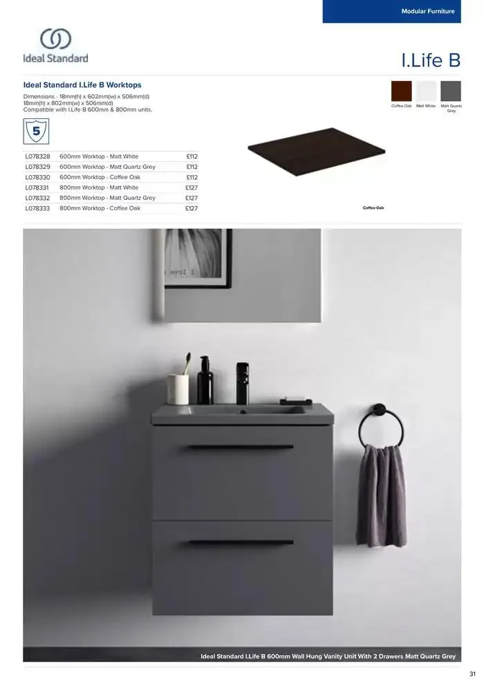 Bathroom Collection 2025 from 6 February to 31 December 2025 - Catalogue Page 33