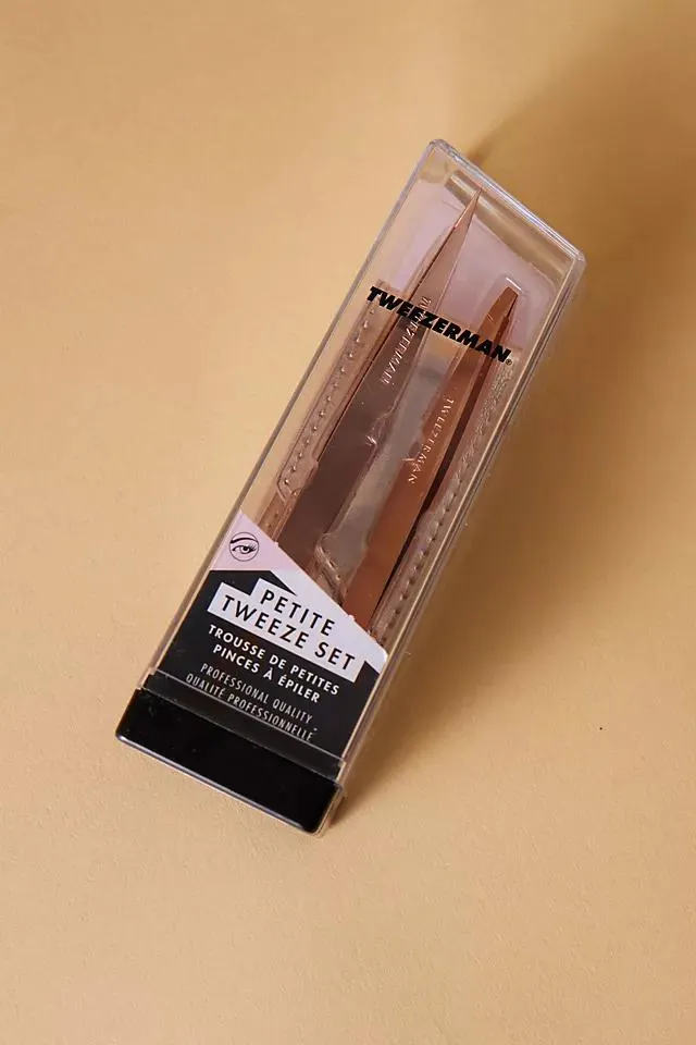 Tweezerman Rose Gold Petite Tweezer Set
