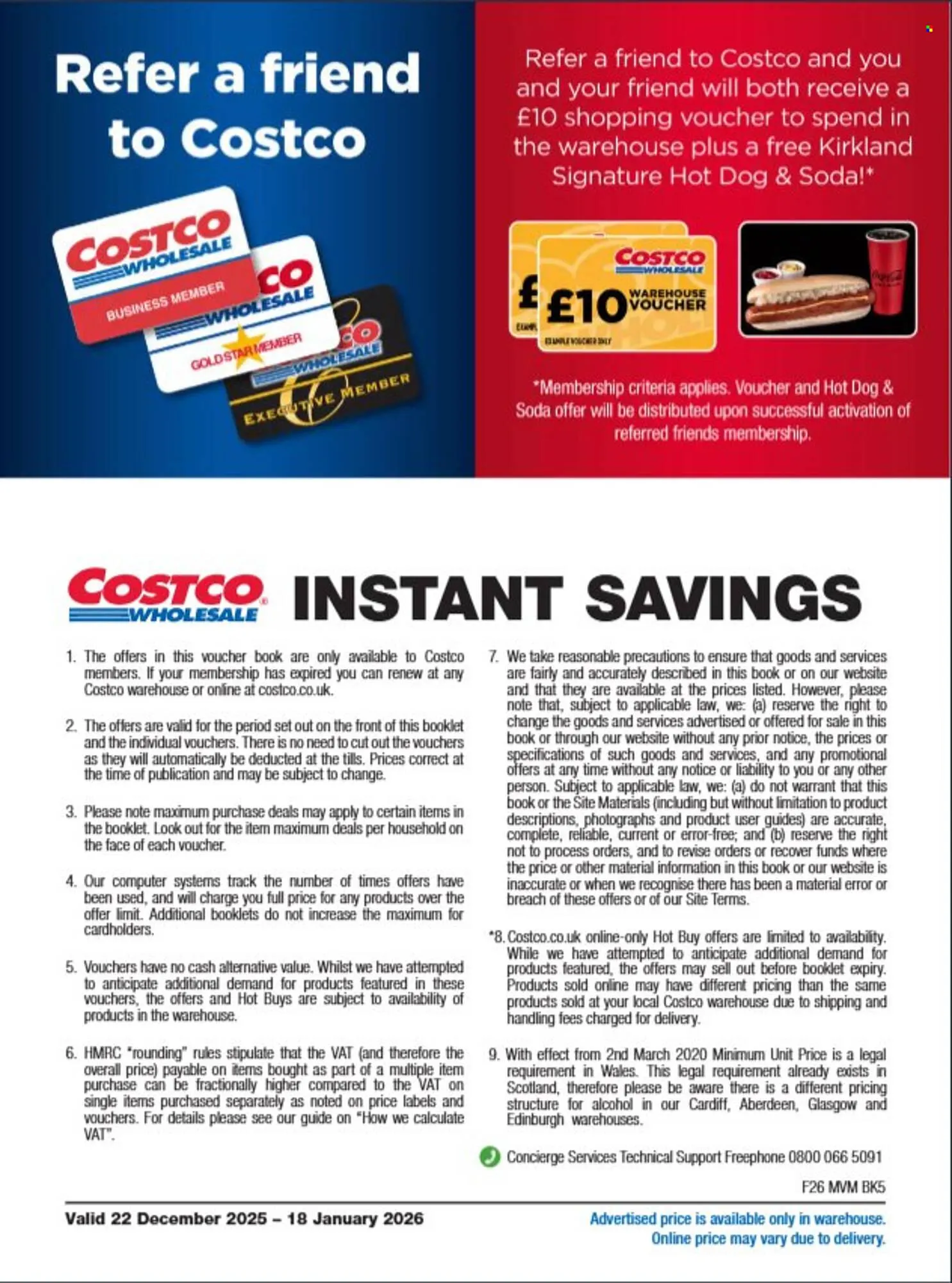 Costco leaflet from 22 December to 18 January 2026 - Catalogue Page 32