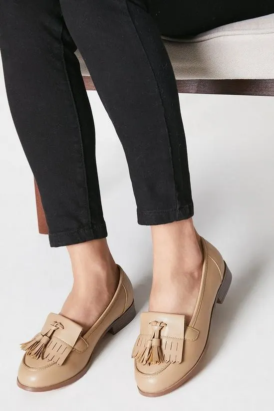 Wide Fit Logan Tassel Loafers