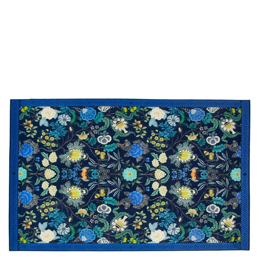 Brocart Decoratif Indigo Rug