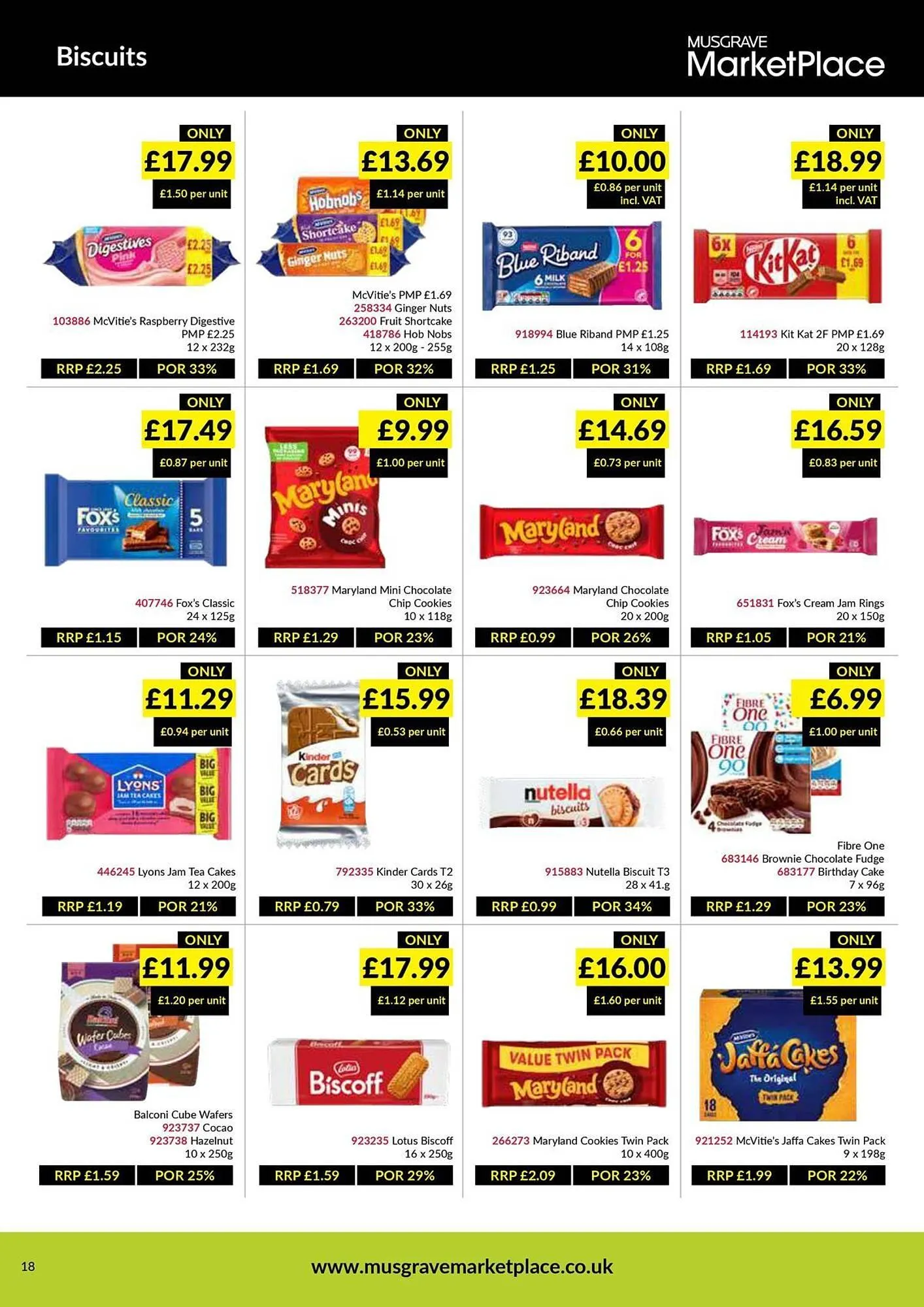 Musgrave MarketPlace leaflet from 5 January to 25 January 2026 - Catalogue Page 18