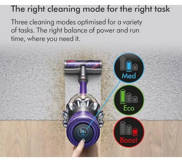 DYSON V11 Advanced Cordless Vacuum Cleaner - Nickel & Purple