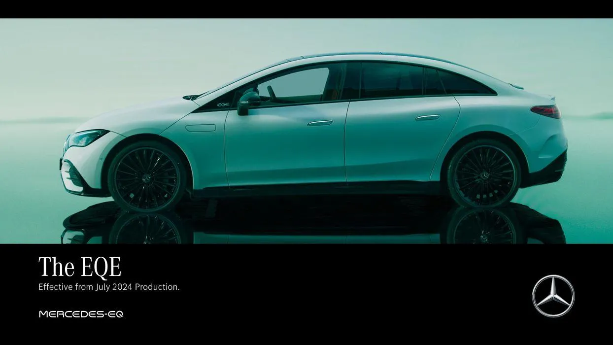 Mercedes Benz EQE Saloon from 21 May to 31 December 2024 - Catalogue Page 1