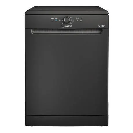 Indesit D2FHK26BUK 60cm Dishwasher - Black - 14 Place Setting