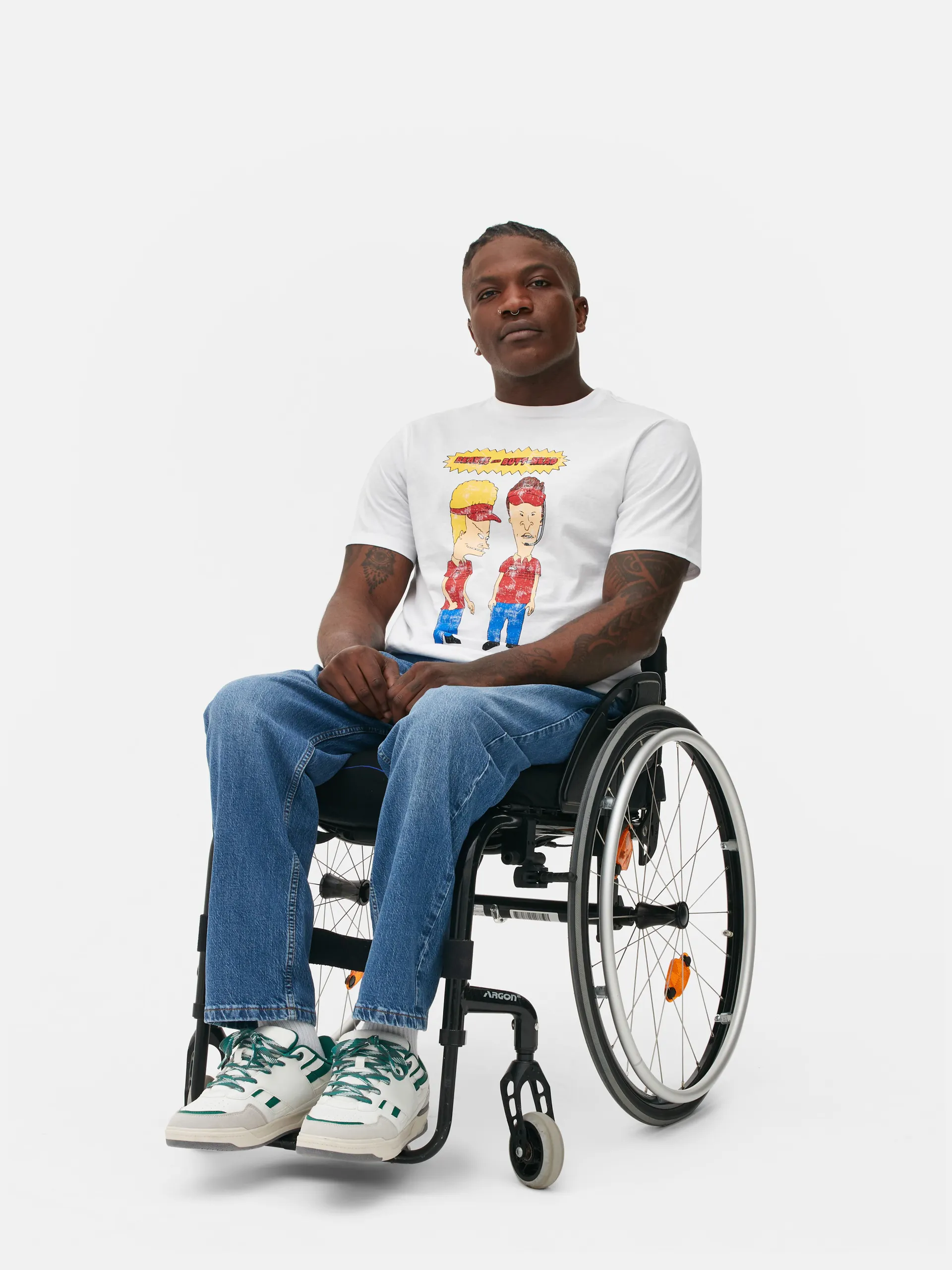 T-shirt met print Beavis & Butt-head