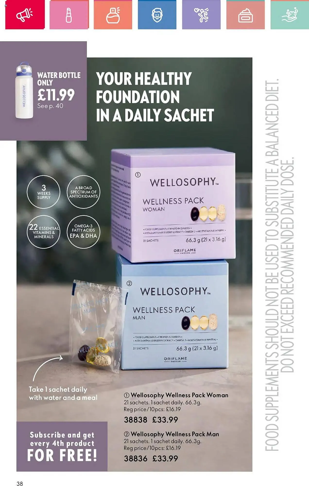 Oriflame leaflet from 3 January to 22 January 2025 - Catalogue Page 38