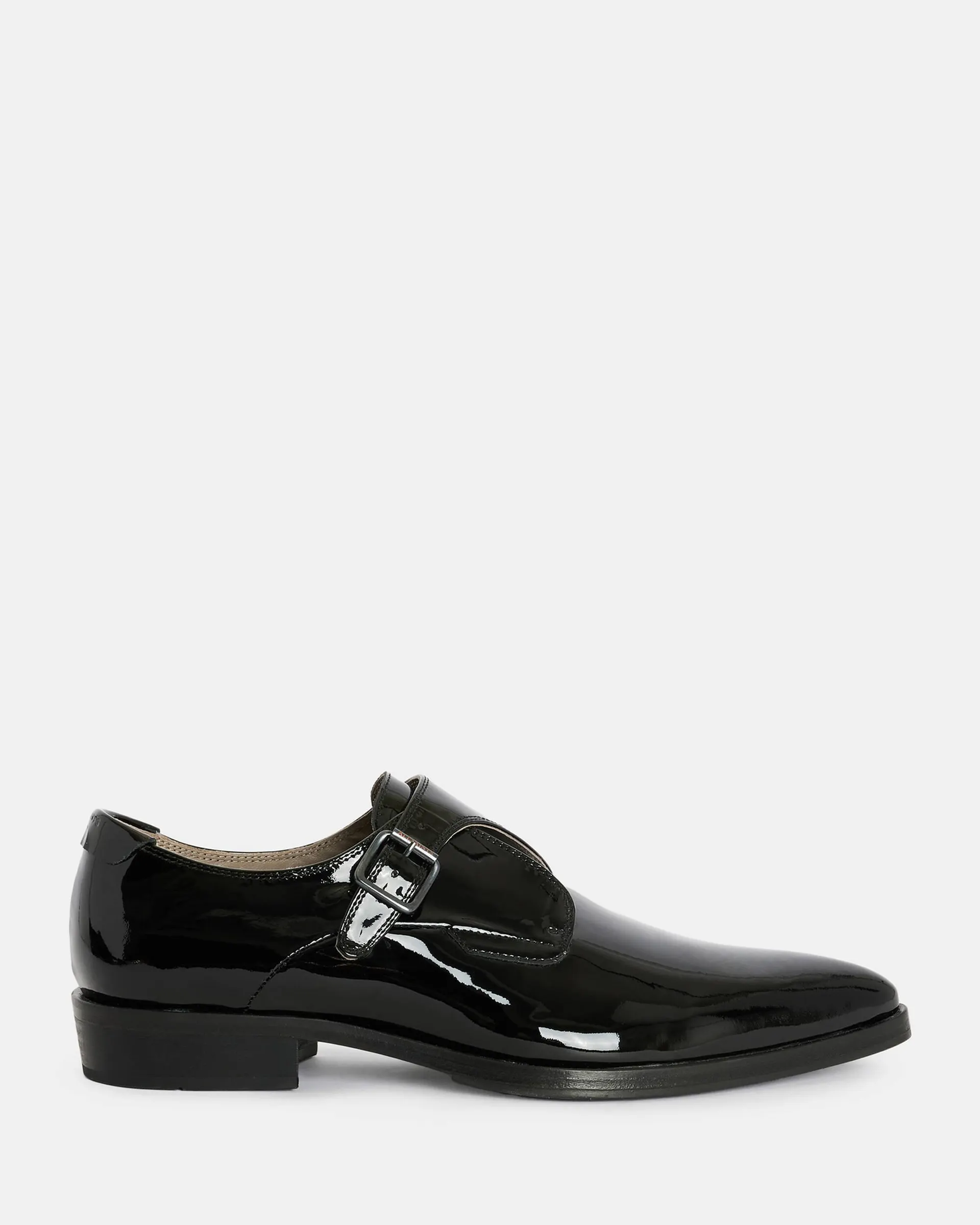 Keith Patent Leather Monk Shoes