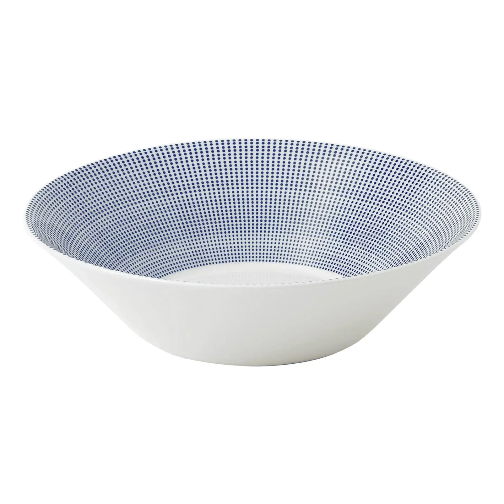 Blue Dots Serving Bowl